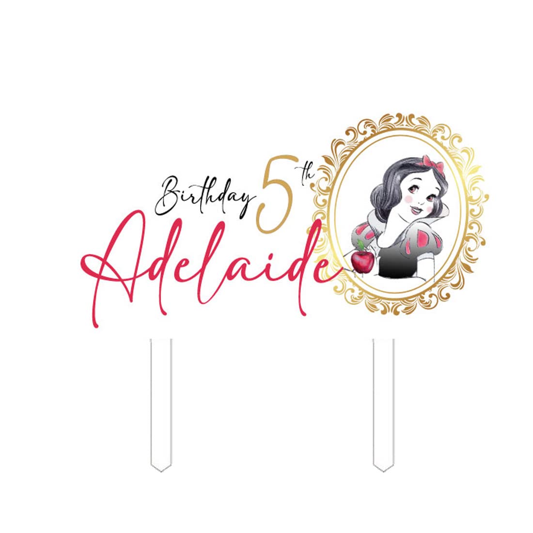 Cake Topper Boy or Girl Personalizzabile in plexiglass