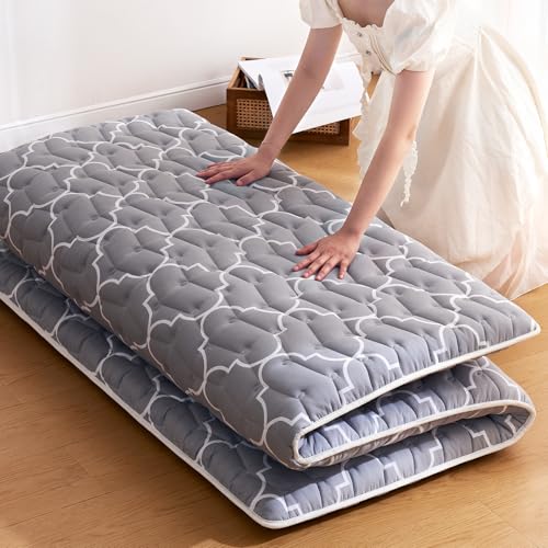 Vibe bear Premium Foam Japanese Futon Floor Mattress Twin Size 39"x 80",100% High Density Foam Comfortable Floor Mattress,3.5" Thicken Foldable Sleeping Pad,Dormitory Tatami Mat
