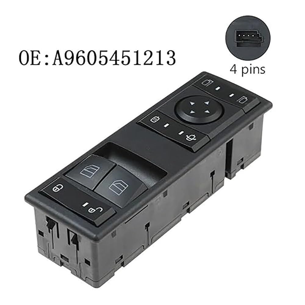 Módulo Ajuste Asiento Interruptor Control Asiento Para camión Actros MP4 | 9605451213 Interruptor automático Interruptor de ventana eléctrico de coche Botón elevador de vidrio