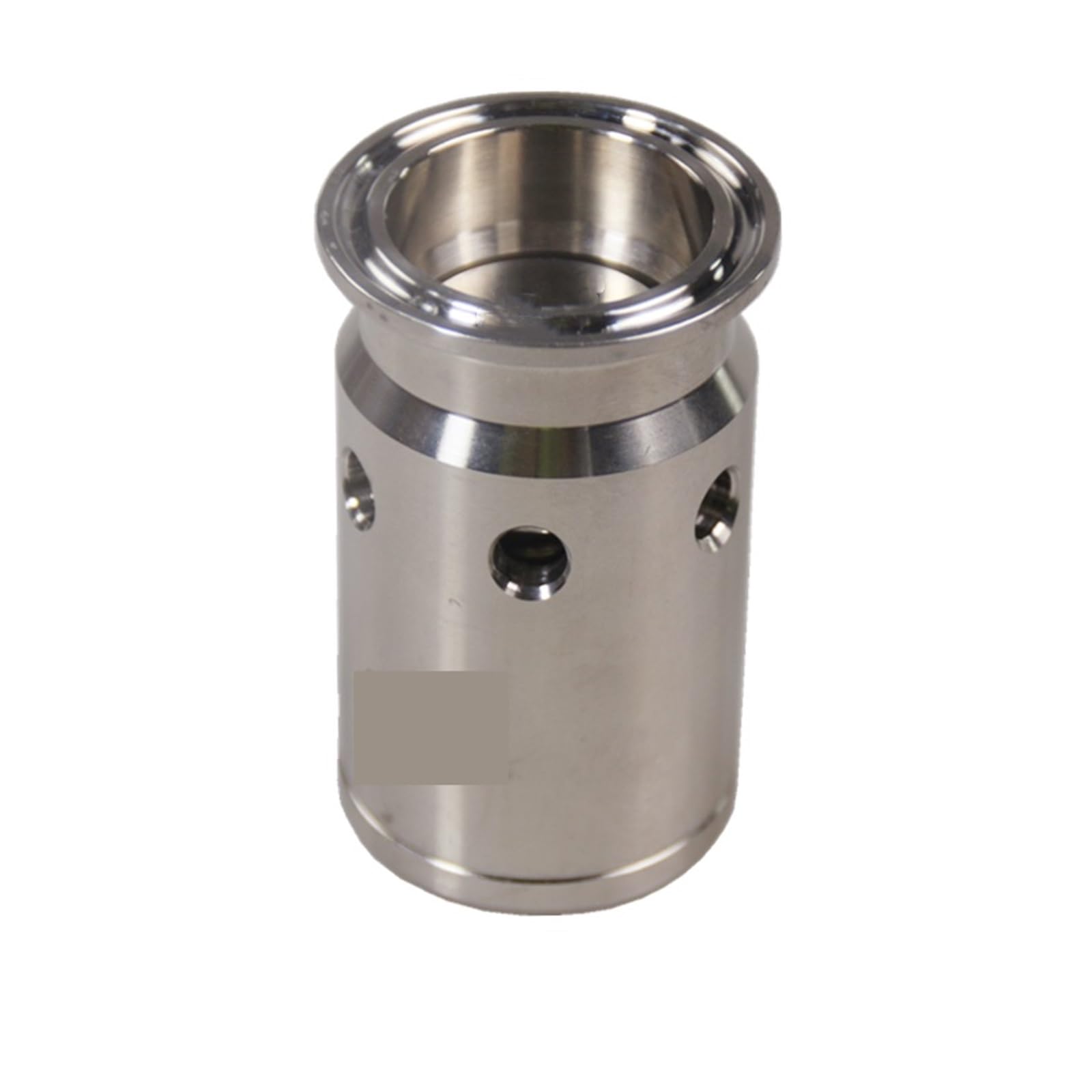 Virola de triple abrazadera de 1,5 "OD 50,5mm 304 acero inoxidable 0-1/2/3 Bar válvula de vacío de alivio de presión ajustable(64MM)