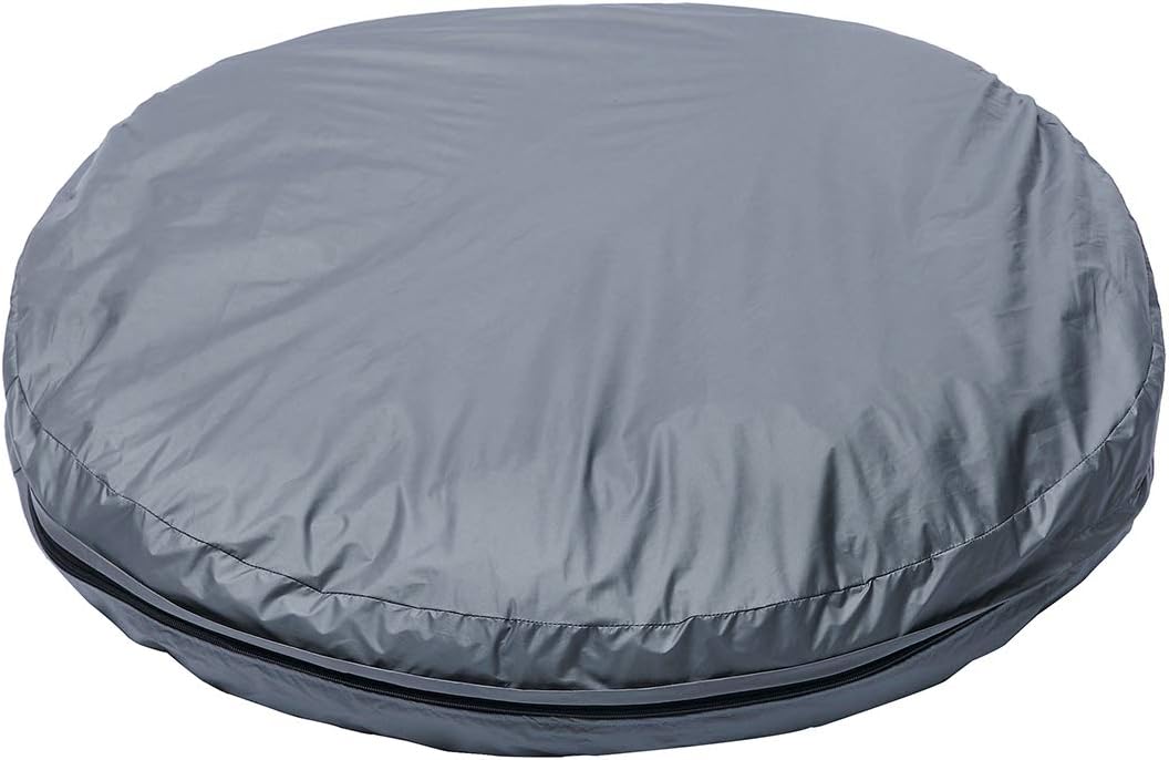 Morezi DIY Do It Yourself Pet Pillow Cover: Water Resistant Dog Bed Liner, Washable, Waterproof Liner Internal Case in Medium or Large for Dog and Cat - Cover only - Gray Grain - M : Pet Supplies