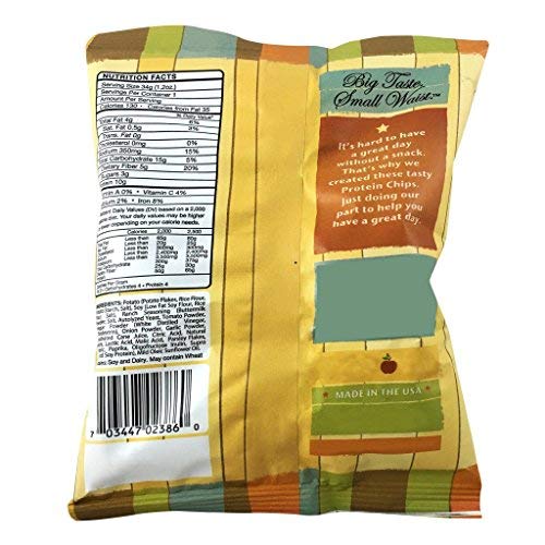 Protein Chips, 10g Protein, 5g Fiber, Keto-Friendly, Low Carb Chips, Protein Crunch, 8 Pack (Assortment) - Thumbnail 6