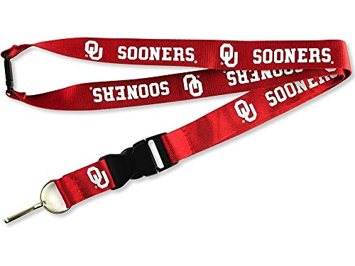 Lanyard Aminco Oklahoma Sooners cordon premium en tissu tissé