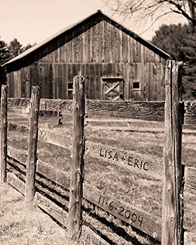 Rustic Barn Personalized Print, Custom Name Print, Custom Rustic Decor, Barn Wall Art