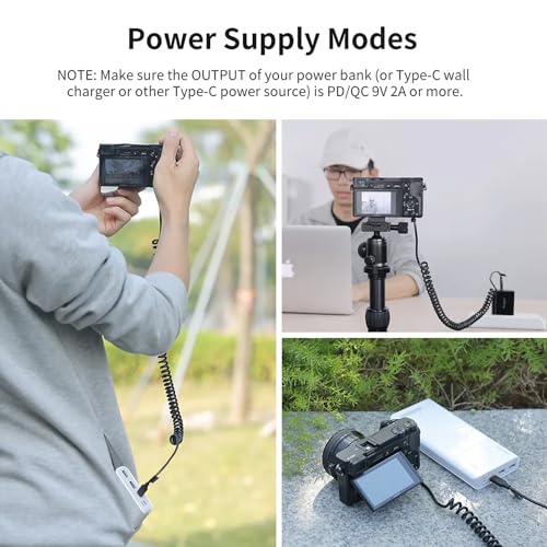 Image of NP-FZ100 Dummy Battery with Type-C DC Coupler for Sony Mirrorless Cameras | Continuous Power Supply for Video Recording, Live Streaming & Studio Use