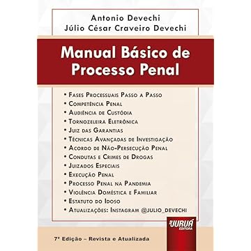Capa do livro Manual Básico de Processo Penal