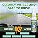 BUFFZIT Windscreen Anti-Fog Spray - Portable Glass Cleaner for Instant Fog Removal - Perfect for Cars, Home Windows, and Glasses - Streak-Free for Clear Visibility - 120ML/4oz