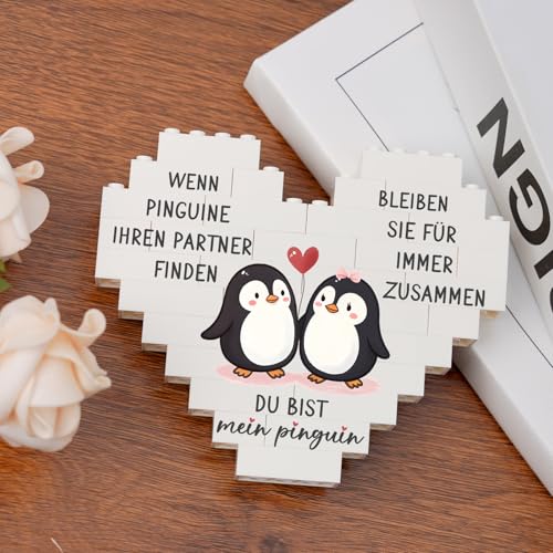 Greatabox Jahrestag Geschenk für Ihn Sie, Ich Liebe Dich Geschenke für Männer Frauen, Hochzeitstag Geschenke für Männer, Liebesgeschenke Partner zum Valentinstag Weihnachten, Herzförmige Ornamente