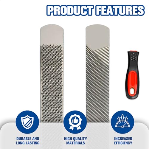 Loyzen Garra de casco de 45,7 cm, lixa de ferradura, ferramenta de arquivo de ferrador, aço carbono,