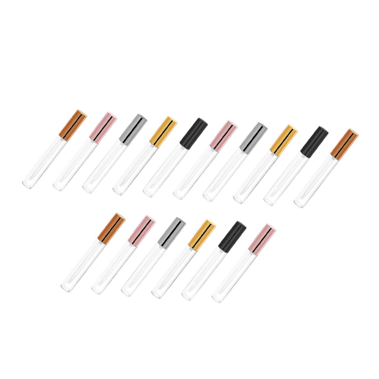 Tubo per Gloss Labbra Ricaricabile 10ml in Abs, 30 Pezzi | Viaggio e Fai da Te, Leggero e Facile da Usare, Formato Multiplo per Organizzazione Quotidiana