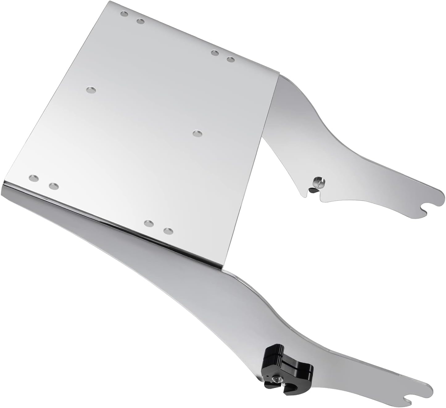 Benlari Chrome Detachable Trunk Mount 97-08 Tour Pack Razor Trunk Mount Rack Sturdy Bracket Compatible for Harley Davidson Touring Electra Glide Road King Road Glide Ultra Classic Chopped 1997-2008