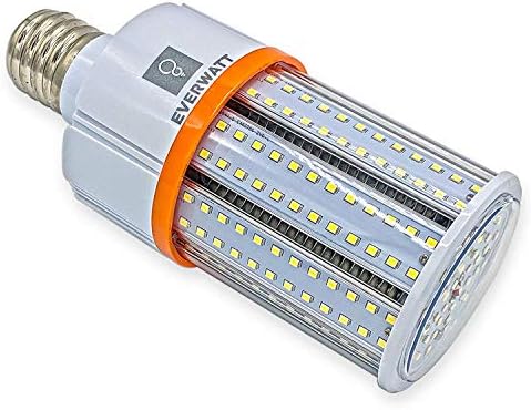 40W (200W Metal Halide Equiv) LED Corn Light Bulb, Standard E26 Base, 5479 LMS, 5000K, IP64 Waterproof, Indoor/Outdoor Area Light, Replaces MH, HID, CFL, HPS
