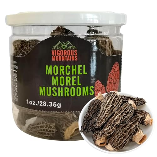 VIGOROUS MOUNTAINS Dried Morel Mushrooms (1 Ounce)