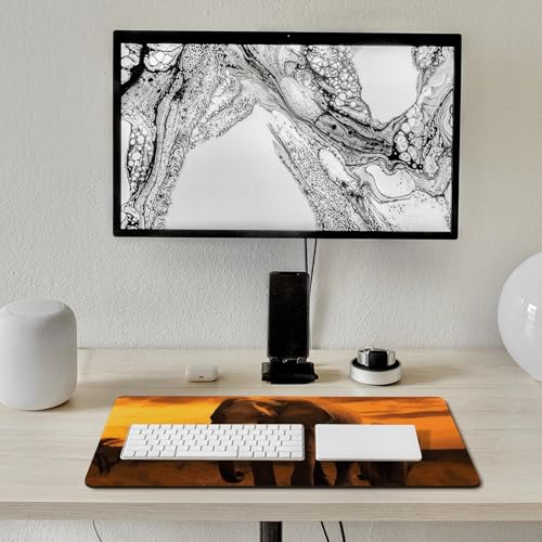 Tapis de souris de jeu LED grand format avec base antidérapante - 7