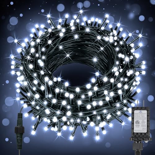 33FT Christmas Decorative Mini Lights, 100 LED Green Wire Fairy Starry String Lights Plug in, Timer...