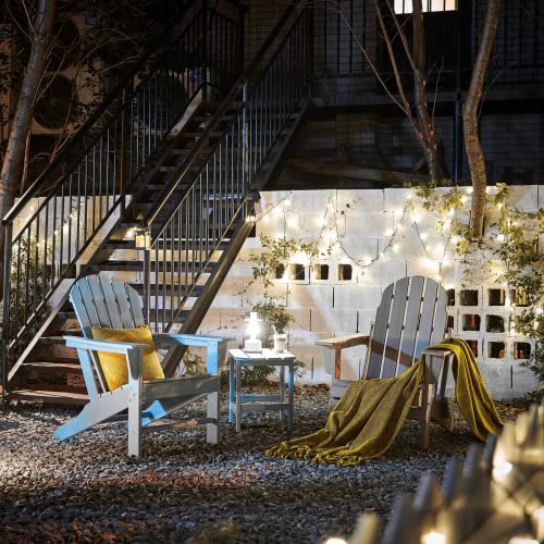 Kisun Adirondack Side Table Weather Resistant Hdpe Material For Plastic Adirondack Chairs (Grey) #TOP4