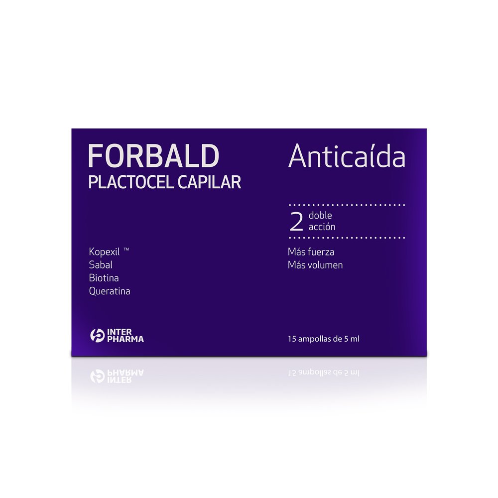 Plactocel capilar Tratamiento innovador anticaída cabello para hombres y mujeres. Potencia el crecimiento del cabello – 15 ampollas de 5 ml