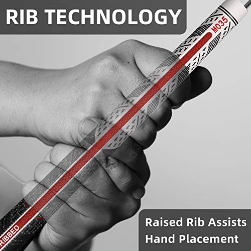 image for Geoleap ACE-R Golf Grips Set of 13- Back Rib Improved Control，Multi 