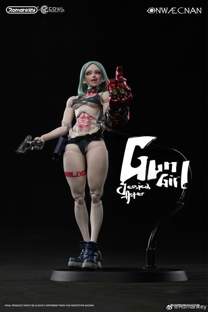 Amazon | Romankey X COWL 1/12 Gun Girl Jessica ガン ガール