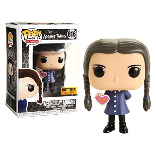 Funko Pop Wednesday Addams with Valentine's Day Heart