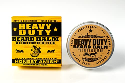 Honest Amish - Heavy Duty Beard Balm - 2 Ounce - Beard Conditioner (Pack of 2) image 5