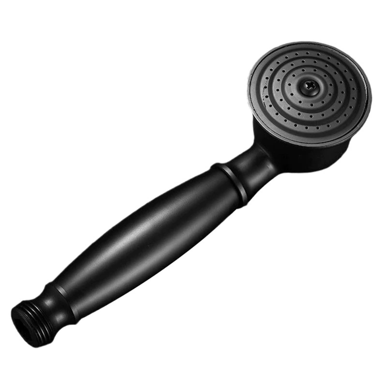 Shower Head Antique Vintage Bathroom Shower Head Ceramic Brass Wall Mounted Gold Bath Faucet Sprayer Hardware Accessory Hand Showerhead(Black)