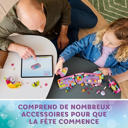 LEGO Gabby et la Maison Magique Le Miaousic-Hall de Gabby - Jouet avec Un DJ, Incluant Un Toboggan et des Figurines d'animaux - Jeu de Rôle pour Les Enfants Filles et Garçons dès 4 Ans 10797
