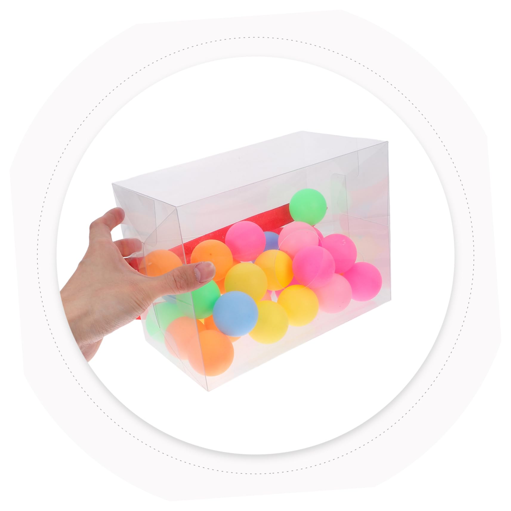 MAGICLULU Balles de Ping-Pong pour Enterrement de Vie de Jeune Fille et Portable pour Lot de 2 Jeu Amusant en Plastique de Fête Événements en Plein Air