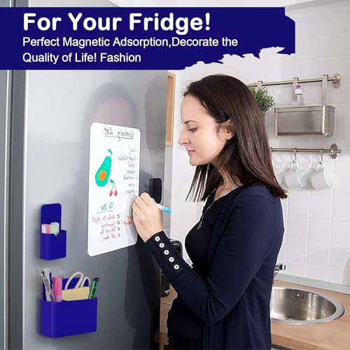 image for KITANIS Magnetic Pen Holder,2 Pack Magnetic Dry Erase Marker Holder wi