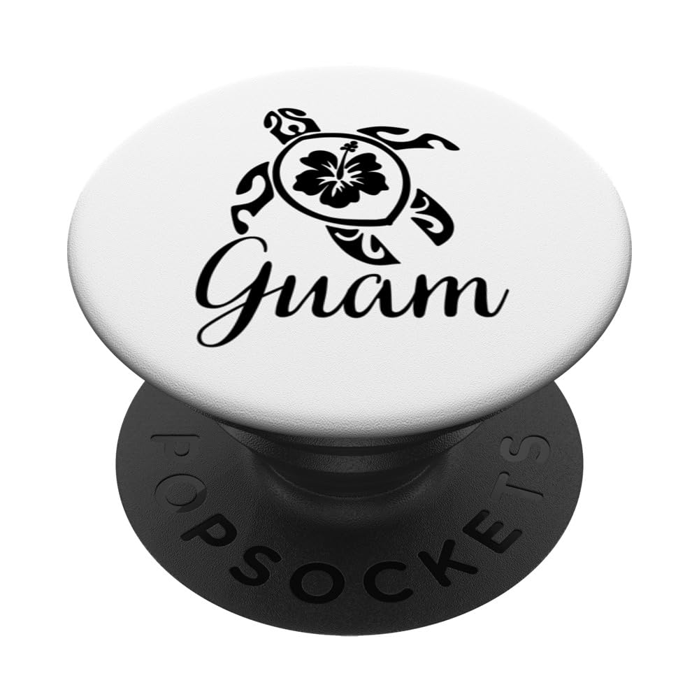 Guam PopSockets Swappable PopGrip, Black