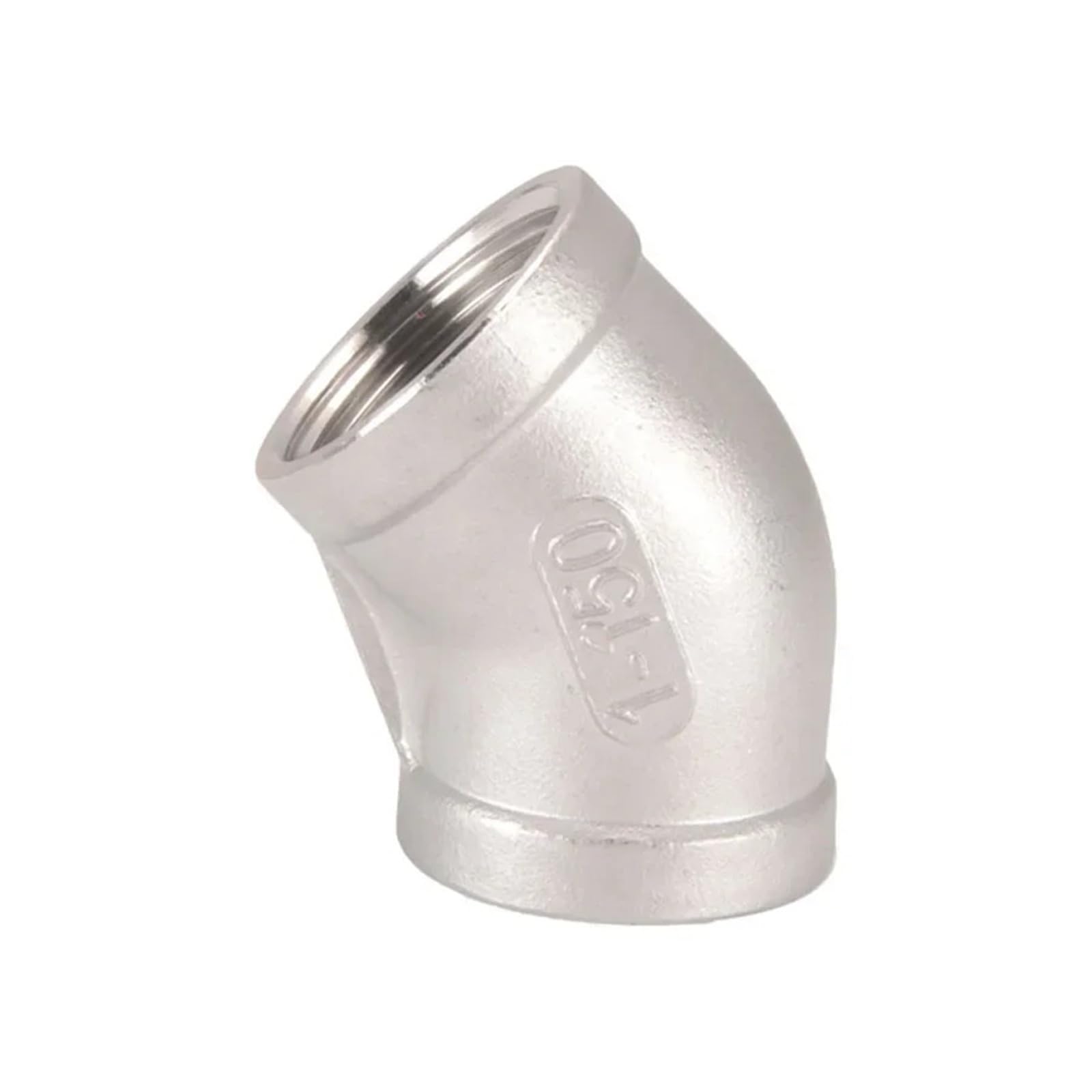 Coude 45 degrés inox 304 2" BSPT F-F, un raccordement robuste et durable