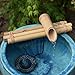 Bamboo Accents Zen Fountain Kit - Three-Arm, Split-Resistant Bamboo for DIY Indoor/Outdoor Oasis - for Large Containers (Bowl Not Included) (12