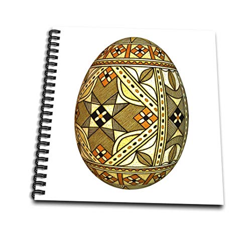 3dRose db_43240_2 Dyed Pysanky Easter Egg Memory Book, 12 by 12"