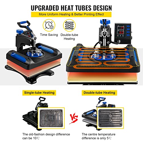 Hot Press 5 en 1 Máquina de Termofijado Multifuncional miniatura 5