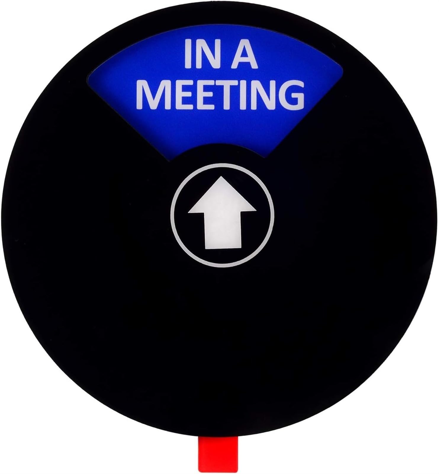 THE WHITE SHOP Office Sign Privacy Sign Magnetic Door Sign Do Not Disturb Sign Out of Office Sign Please Knock Sign In A Meeting Sign Conference Sign for Offices Black Office Door Sign