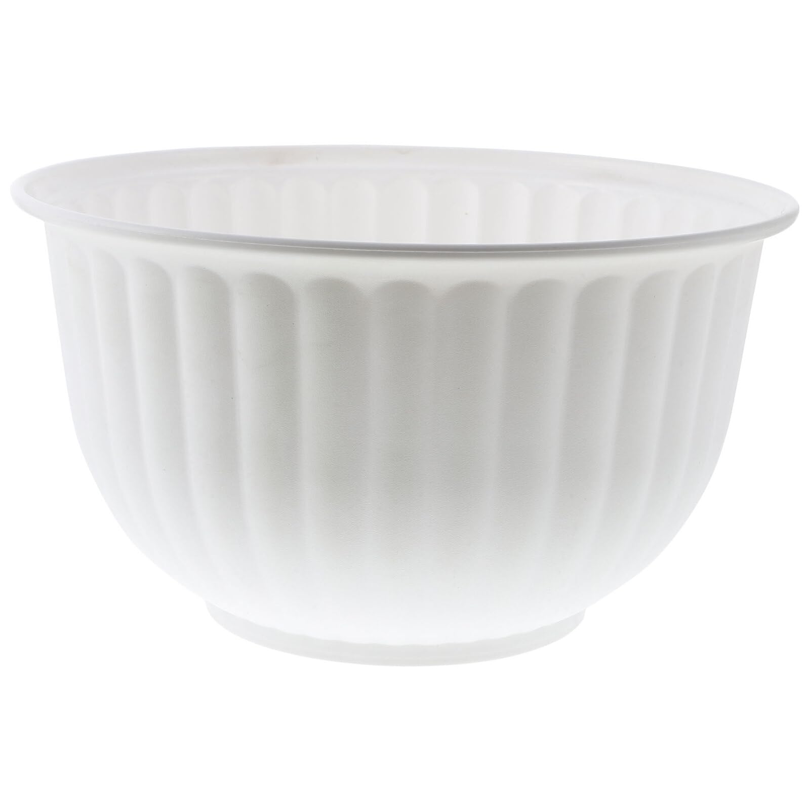 Grand pot de fleurs vintage blanc plastique solide au design créatif