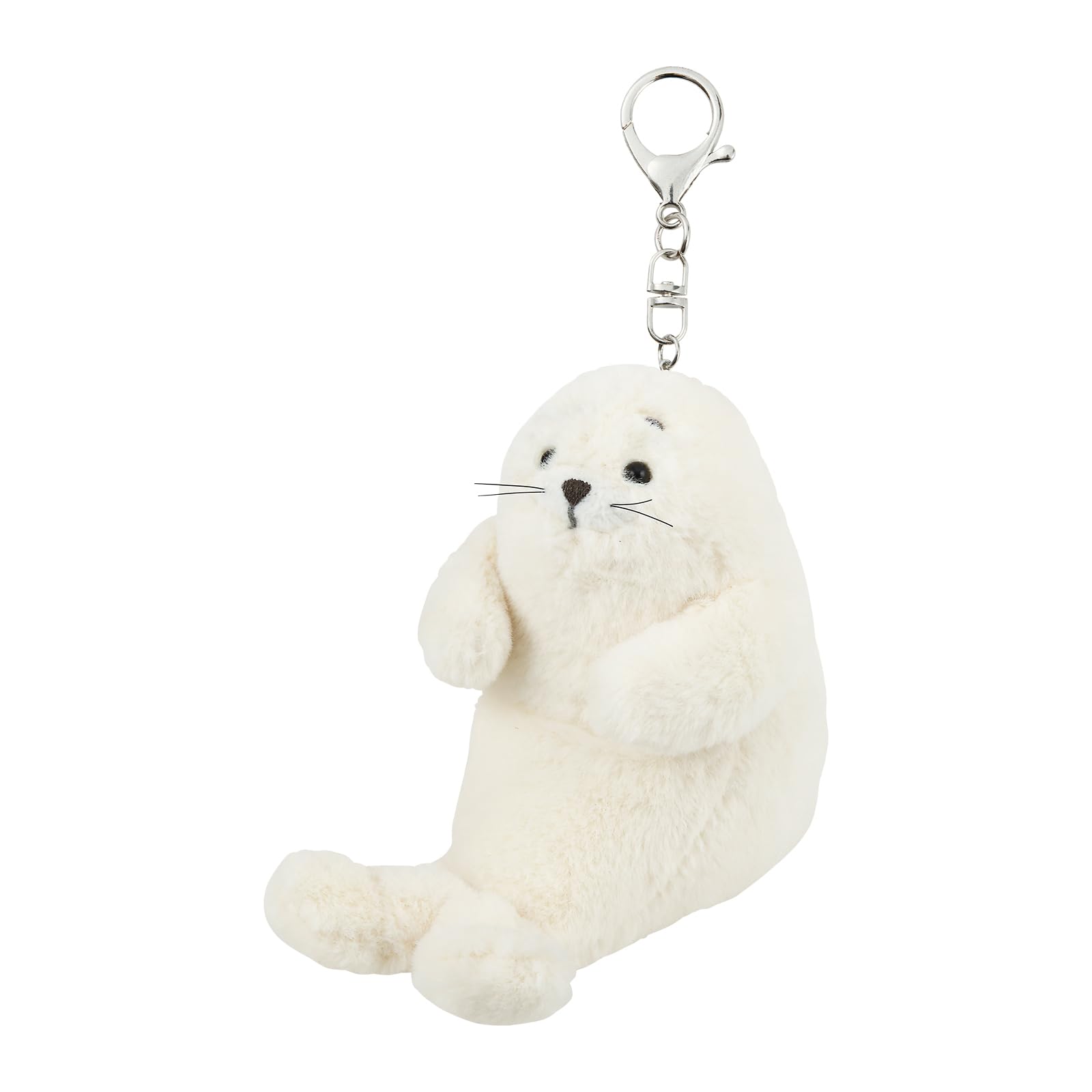 新品未使用✩PRADA ホワイトファーぬいぐるみキーホルダー 2025年最新