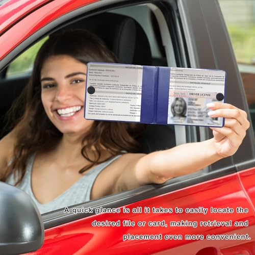 Organizador de Documentos Automotriz Azul miniatura 5