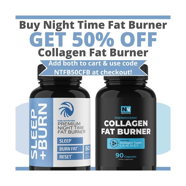 Nobi-Nutrition-Night-Time-Fat-Burner-Sleep-Aid-Appetite-Suppressant-Green-Coffee-Bean-Extract-PM-Weight-Loss-Pills-Diet-Pills-Carb-Blocker-Metabolism-Booster-for-Men-Women-60-Capsules Night Time Fat Burner to Shred Fat While You Sleep | Hunger Suppressant, Carb Blocker & Weight Loss Support Supplements | Burn Belly Fat, Support Metabolism & Fall Asleep Fast | 60 Nighttime Pills