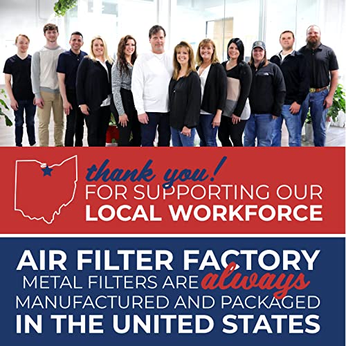 Image of Air Filter Factory Replacement For 192141, F54C Honeywell 12 x 20 x 0.38 Inches HVAC Aluminum Mesh Furnace Filter 2-Pack