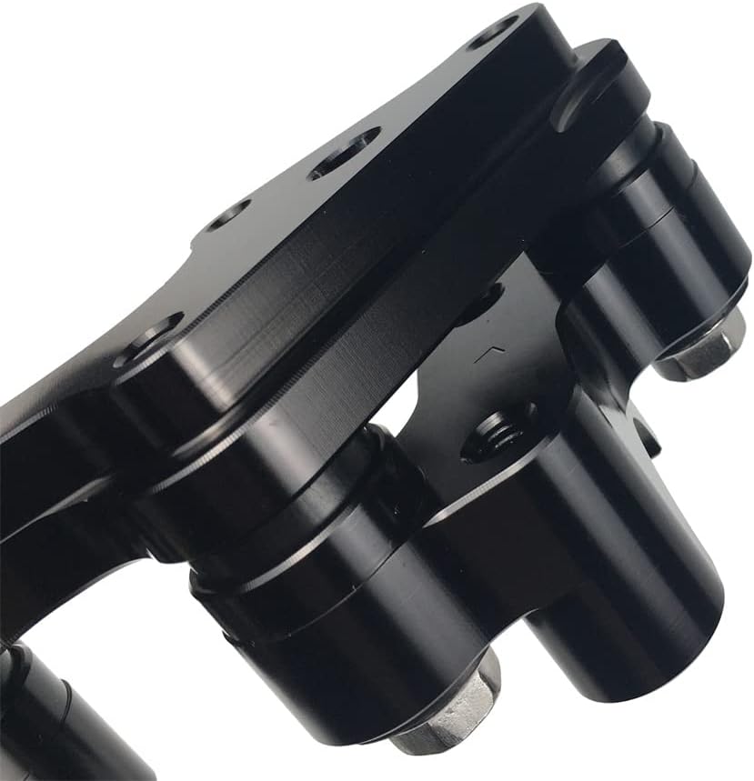 Handlebar Riser Bar Mount Handle Clamp Bracket Shock Absorber Stabilizer for KTM 790 390 1190 1290 Adventure ADV 2020 2021 2022 (Black)