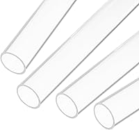 Vista 12 de MECCANIXITY Tubo Redondo Rígido Transparente de Acrílico 6mm (1/4") ID 8mm (5/16") OD 356mm para Lámparas y Linternas, Sistema de Refrigeración por