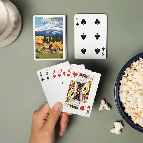 Montana Last Best Place Baraja de 52 cartas póker miniatura 2