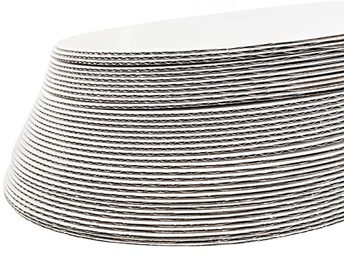 ONE MORE [35pcs] ONEMORE 10" White Cake board Round,Disposable Cake Circle Base Boards Cake Plate Round Coated Circle Cakeboard Base 10inch,Pack of 35 - Thumbnail 5