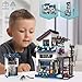 3 in 1 Beach House Building Set, Compatible with Friends Seaside Villa, Construction Educational Toy with Light, Birthday Gift for Kids Girls Aged 8-12 (813 PCS)