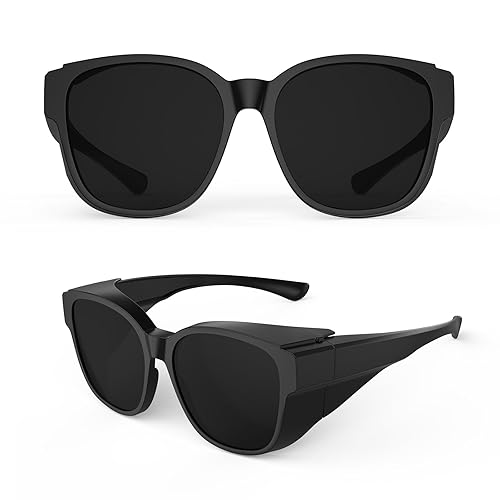 Cataract Sunglasses for Severe Light Sensitivity, CAT 4 Super Dark