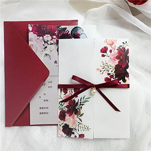 25PCS Printed Translucent Vellum Wraps Invitations Cards with Envelopes Inner Sheets for Bridal Shower Invite Baby Shower Invitations Wedding Rehearsal (Navy)