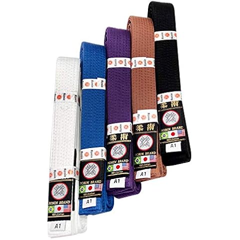 Ronin Brand BJJ Belt for Brazilian Jiu Jitsu Martial Arts Training Cover