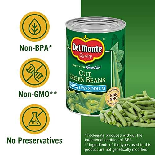 Del Monte Cut Green Beans - 12/14.5 Oz. Cans #TOP3