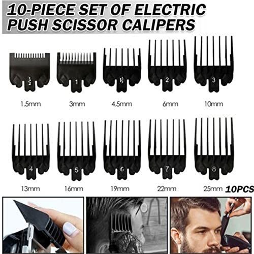 Afeitadora Eléctrica 10 Piezas Peines Guía 1.5-25mm miniatura 5